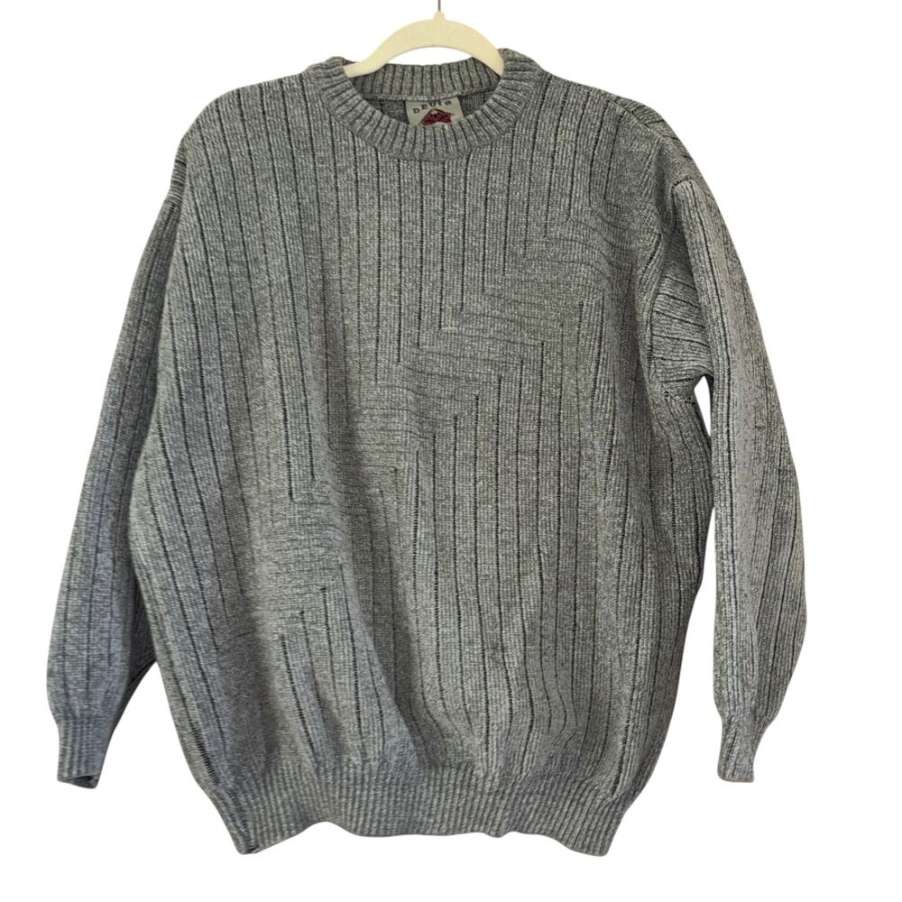 VTG Devir Wool Gray Sweater Men’s 2Xl Casual Workwear Warm Cozy Preppy Academia - Picture 1 of 10